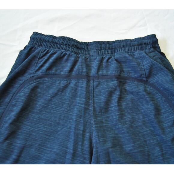 Lululemon Navy Blue X-Small 9" Inseam Lined Blue Shorts w/ Pockets - Picture 6 of 8